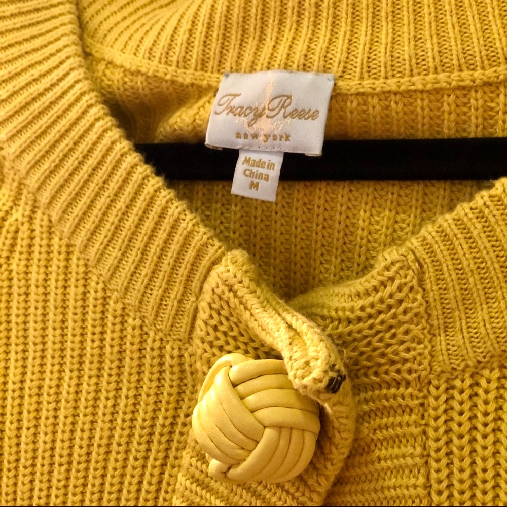 Chartreuse Tracy Reese Cardigan